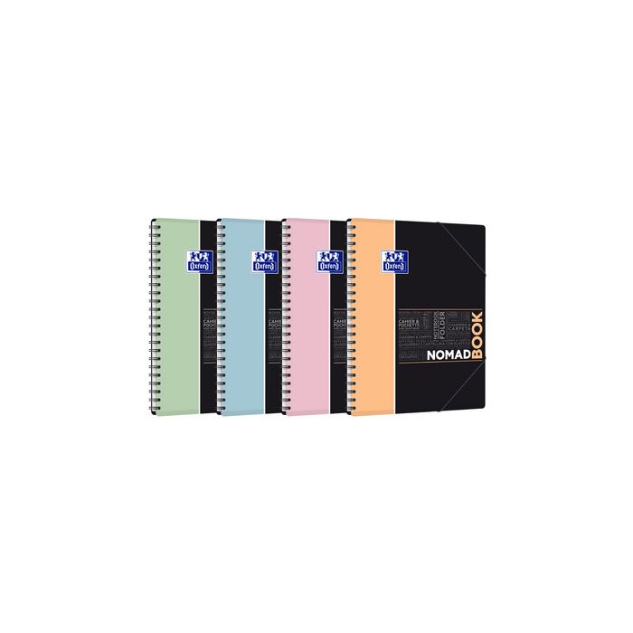 Oxford Etudiants Cahier NOMADBOOK Pastel, A4+, Seyès