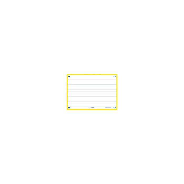 Oxford Fiches "Flash 2.0", 105 x 148 mm, jaune
