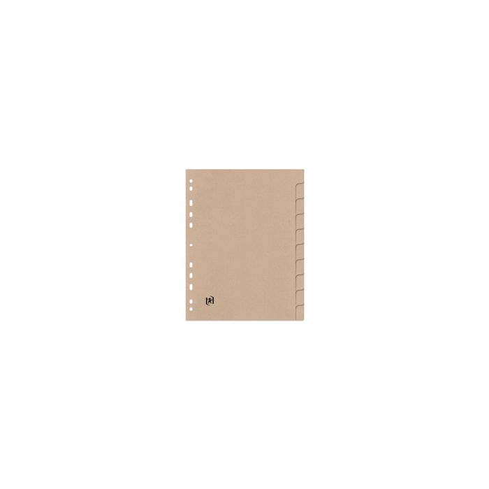 Oxford Intercalaires carton TOUAREG, uni, A4, 10 touches