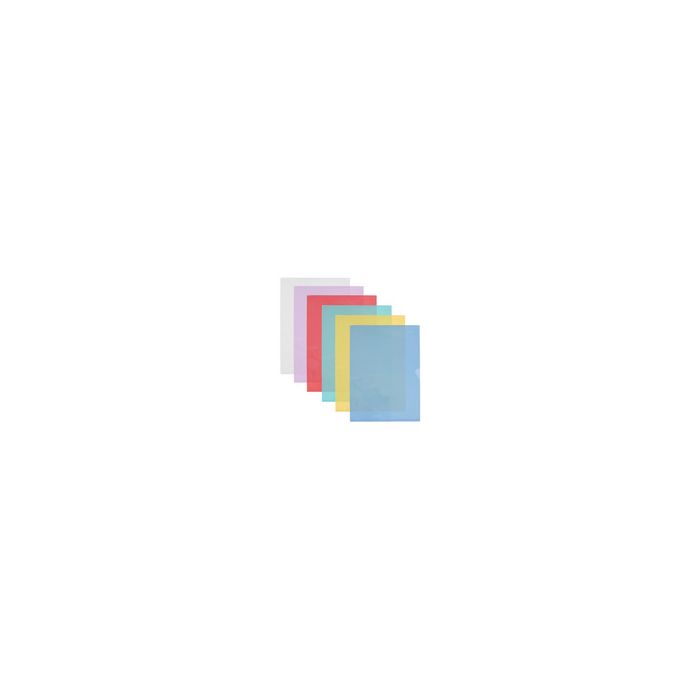 Oxford Pochettes coin Fard'Liss, A4, PVC 0,20 mm, bleu