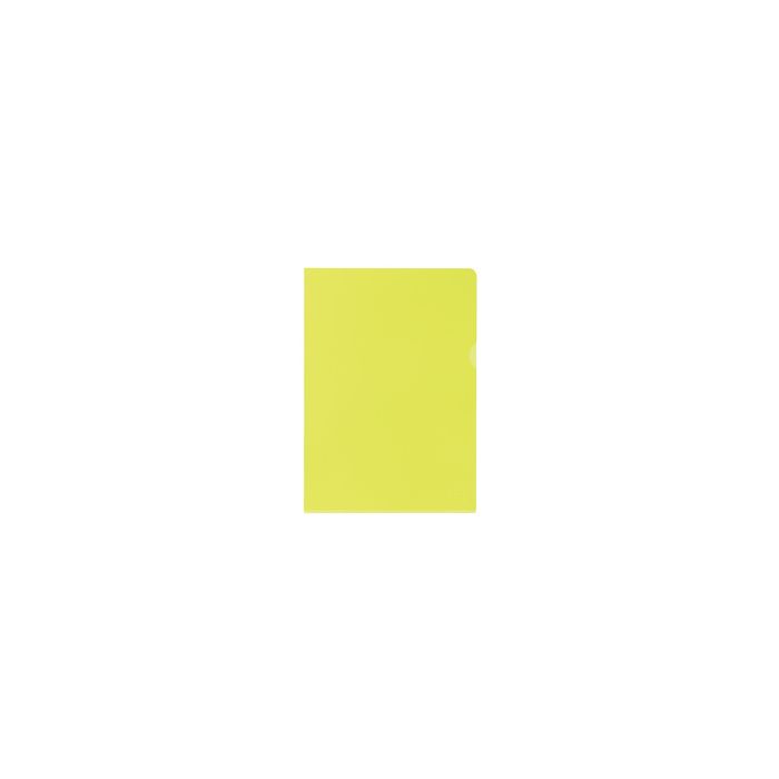 Oxford Pochettes coin Premium, A4, PVC, transparent, jaune