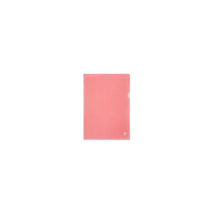 Oxford Pochettes coin Premium, A4, PVC, transparent, rouge