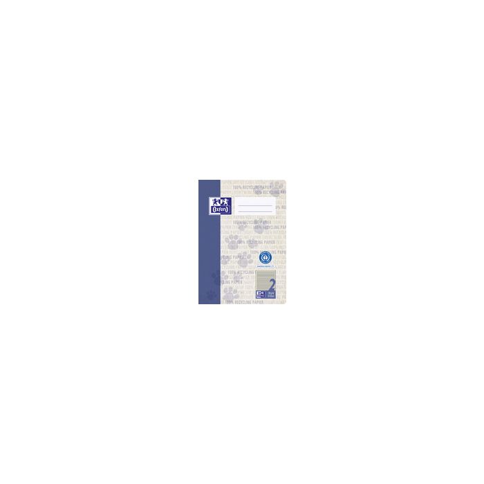Oxford Schulheft "Recycling", DIN A5, 16 Blatt, Lineatur 2