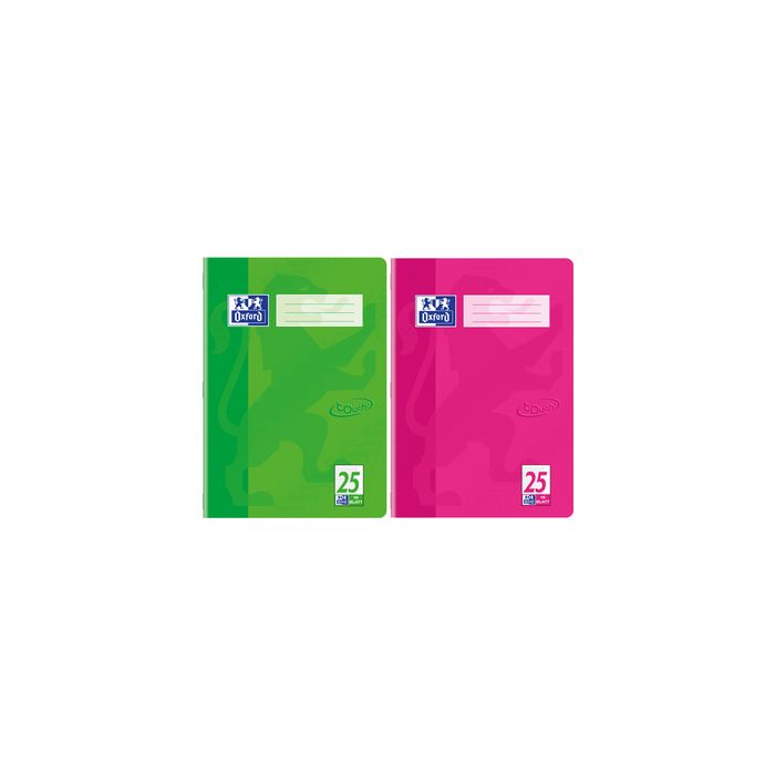 Oxford Schulheft "Touch", DIN A4, Lineatur 22, hellblau