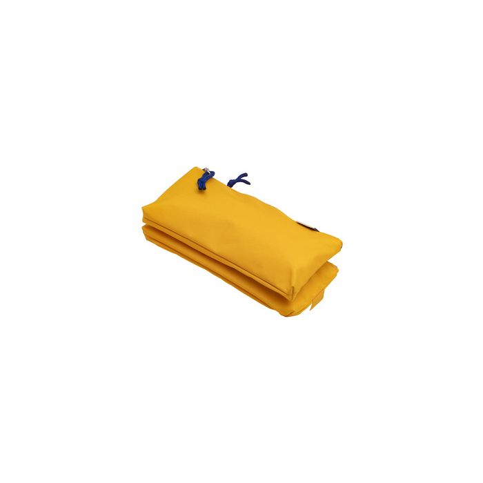 Oxford Trousse à deux compartiments, polyester, jaune