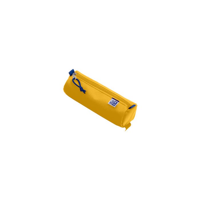 Oxford Trousse ronde, polyester, rond, grand, jaune