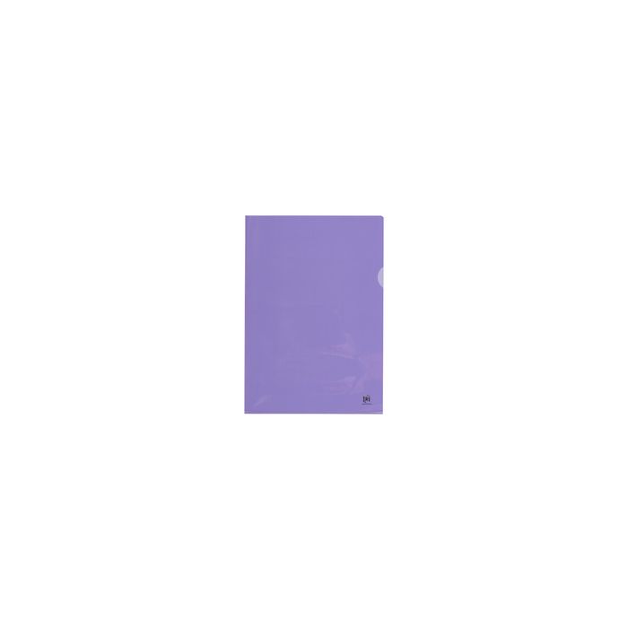 Oxford pochettes coin Premium, A4, PVC, transparent, violet