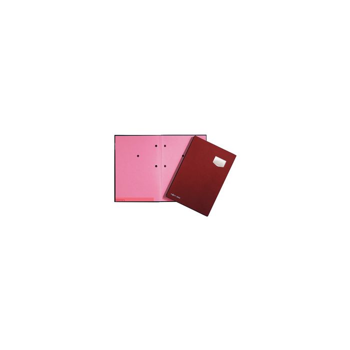 PAGNA Parapheur "DE LUXE", A4, 20 compartiments, rouge