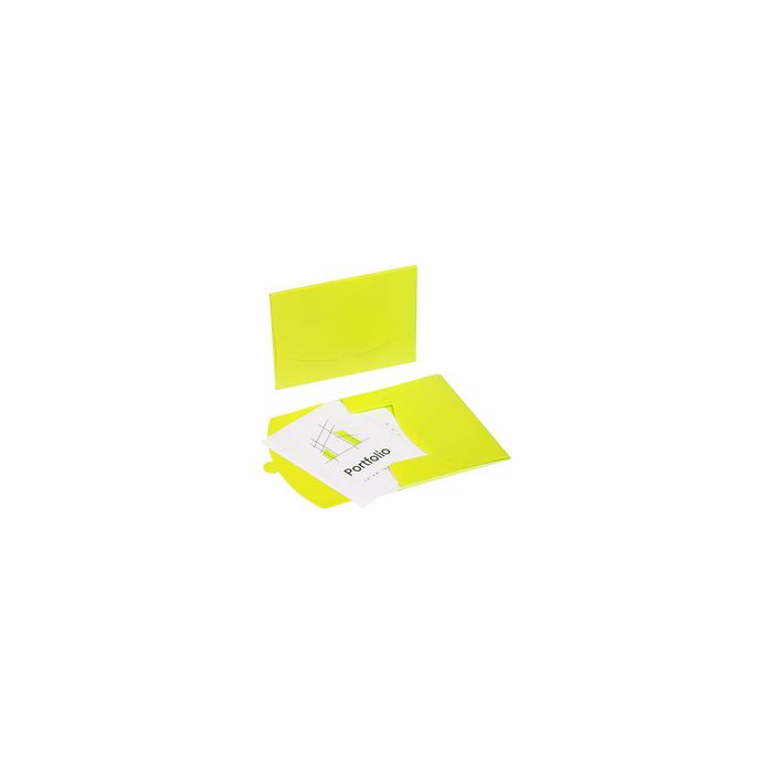 PAGNA Pochette à documents "Wallet", A4, PP, vert tilleul