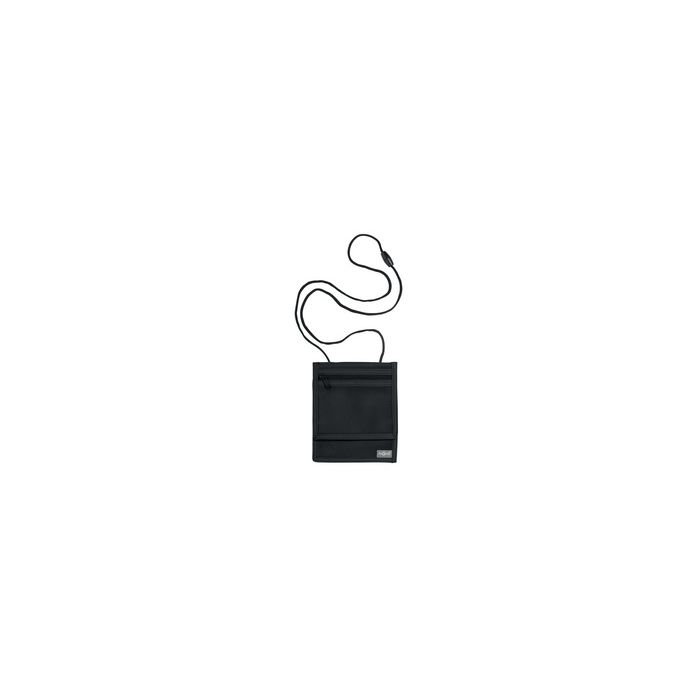 PAGNA Pochette tour de cou XL, nylon, noir