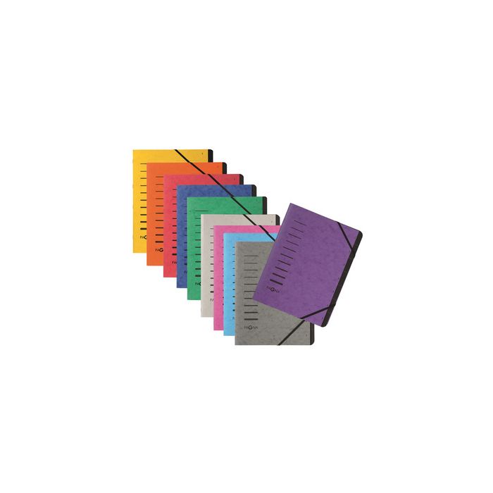 PAGNA Trieur "Sorting File", 7 compartiments, jaune