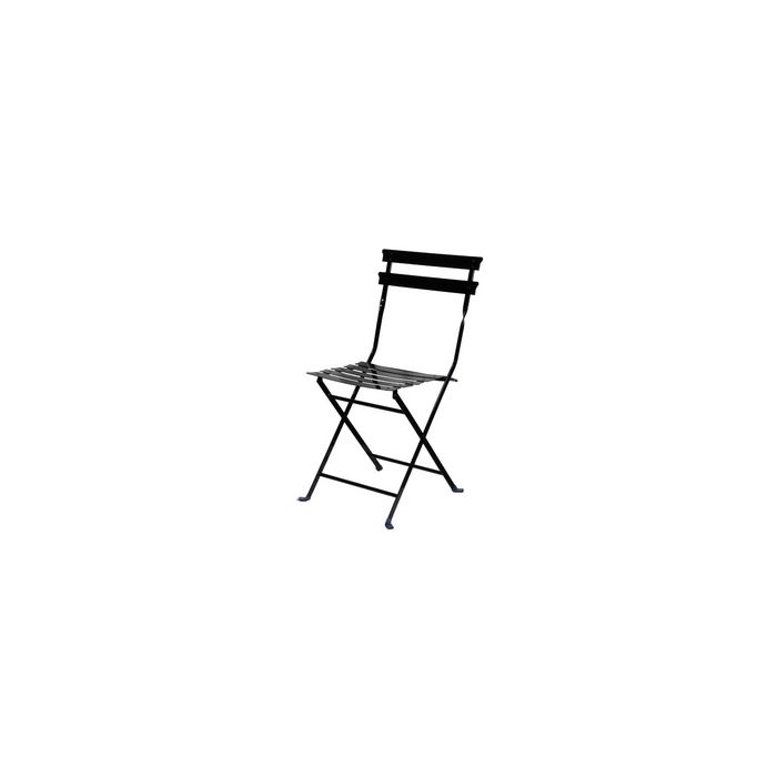 PAPERFLOW Chaise pliante d'extérieur EDEN, set de 2, noir