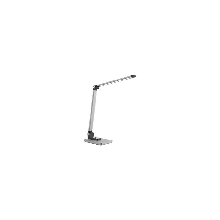 PAPERFLOW Lampe de table à LED JOA, socle, argent brossé