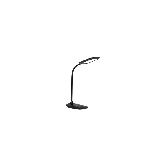 PAPERFLOW Lampe de table à LED LEON, socle, noir