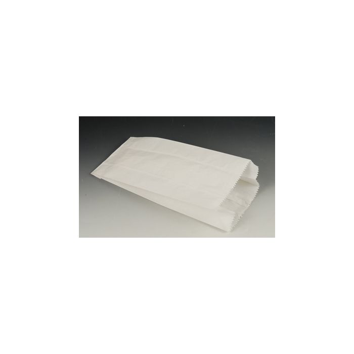 PAPSTAR Sachet à soufflet en papier, blanc