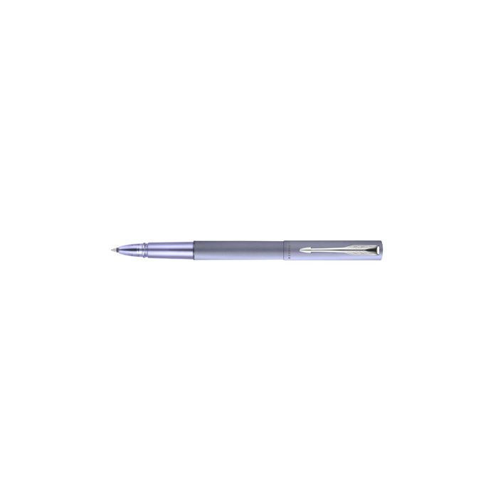PARKER Stylo roller VECTOR XL, bleu argent métallisé C.T.