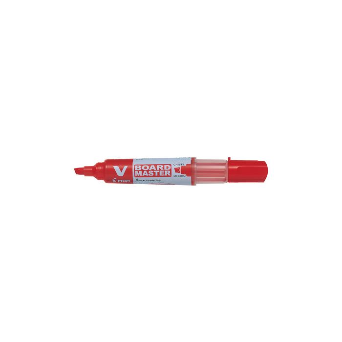 PILOT Marqueur V BOARD MASTER, pointe biseautée, rouge