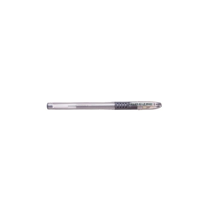 PILOT Stylo roller à encre gel G1-10 Grip, argent