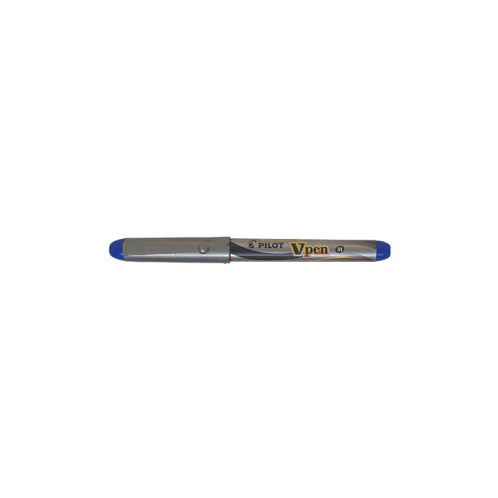PILOT Stylo plume V-Pen silver, bleu