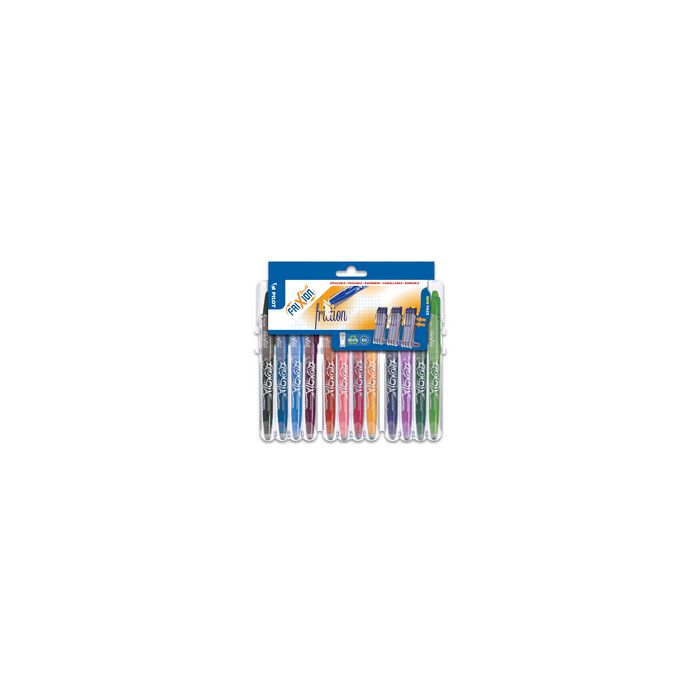PILOT Stylo roller FRIXION BALL 07 Set2Go, étui de 12