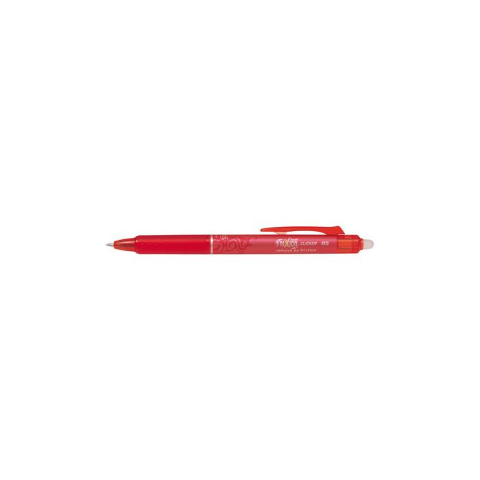 PILOT Stylo roller FRIXION BALL CLICKER 05, rouge