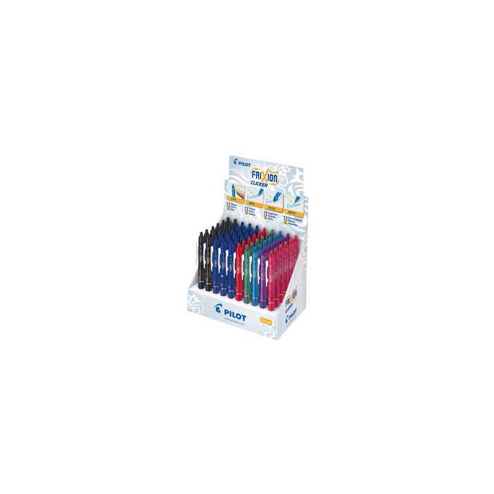 PILOT Stylo roller FRIXION BALL CLICKER 07, présentoir de 60