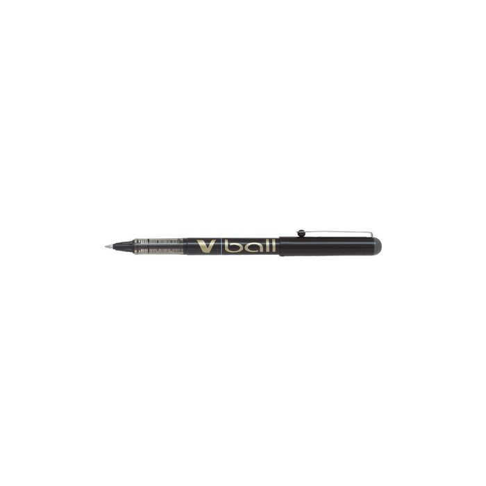 PILOT Stylo roller V Ball 1.0, pointe métal, noir
