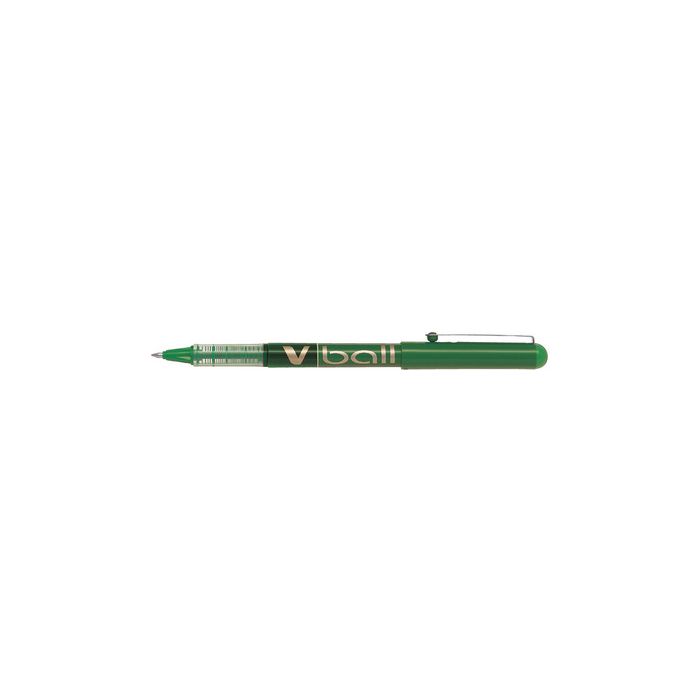 PILOT Stylo roller V Ball VB 7, pointe métal, vert