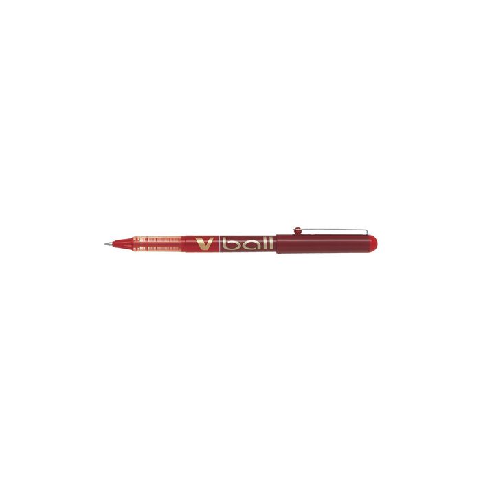 PILOT Stylo roller V Ball VB7, pointe métal, rouge