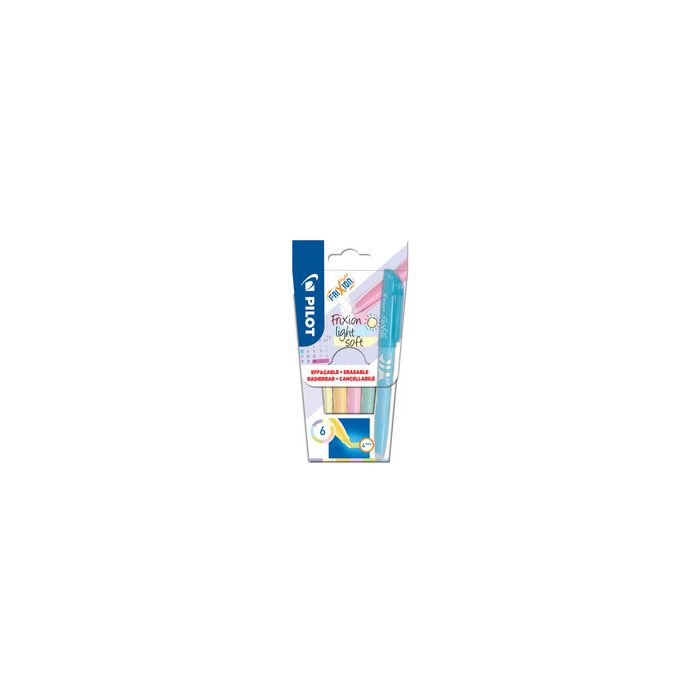 PILOT Surligneur FRIXION light soft, étui de 6