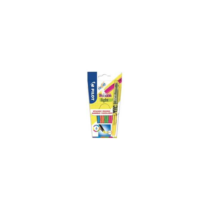 PILOT Surligneur FRIXION light, étui de 6