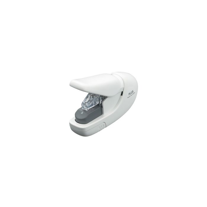PLUS JAPAN Agrafeuse sans agrafe SL-106AB, blanc