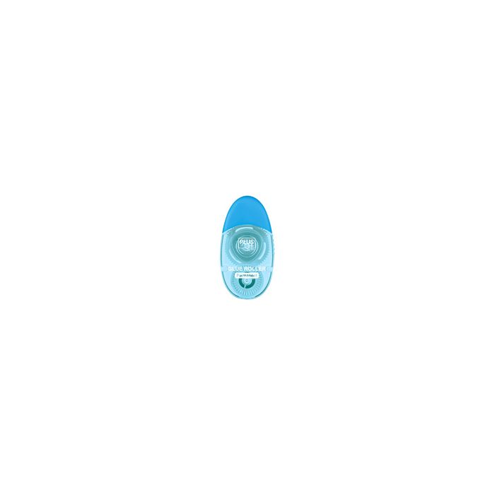 PLUS JAPAN Mini roller adhésif LE TG-1512, 6 mm x 12 m, bleu