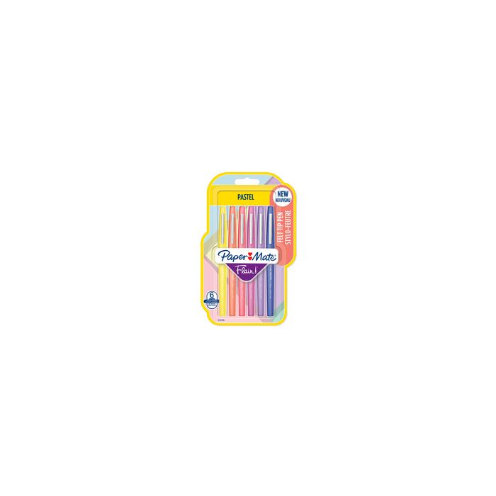 Paper:Mate Stylo feutre Flair PASTELL, blister de 6