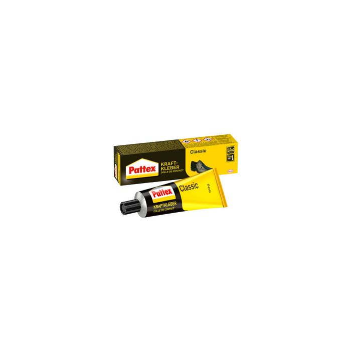 Pattex Colle de contact classic, avec solvant, tube de 125g