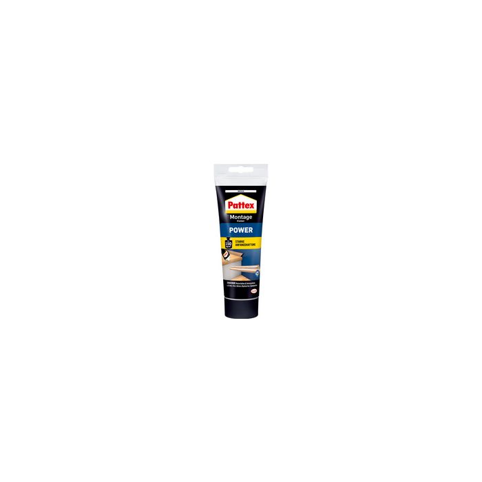 Pattex Colle de montage POWER, blanc, tube de 250 g