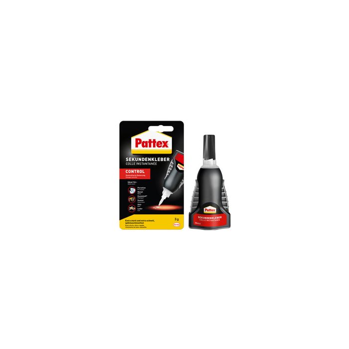Pattex Colle instantanée CONTROL, flacon 3 g