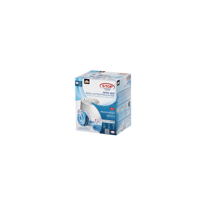 Pattex Déshumidificateur pour salle de bain AERO 360, blanc