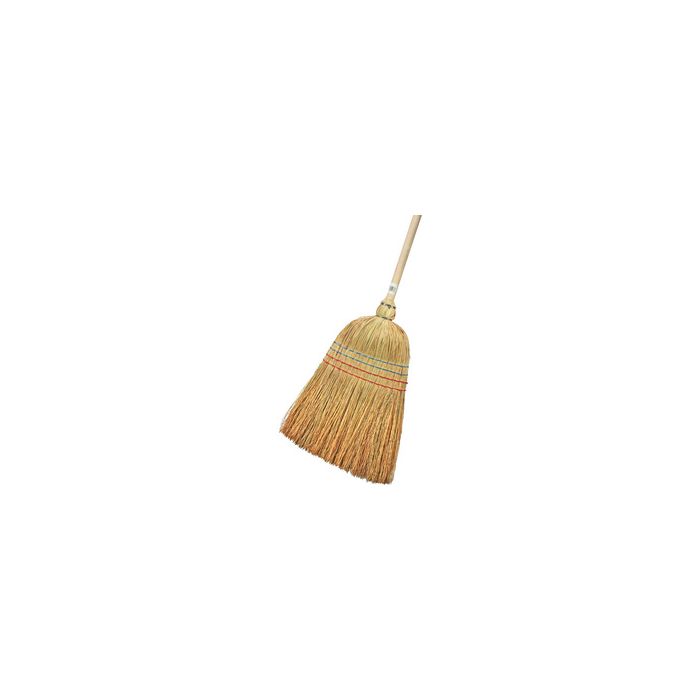 Peggy Perfect Balai en paille avec un manche en bois, 4