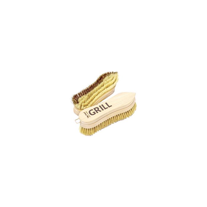 Peggy Perfect Brosse métallique "GRILL", bois naturel