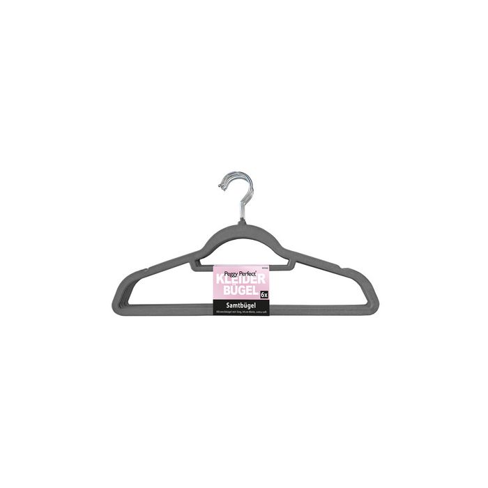 Peggy Perfect Cintre "Velours" avec barre, pack de 6