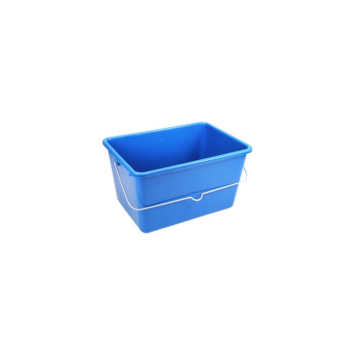 Peggy Perfect Seau avec anse en acier, 12 litres, bleu