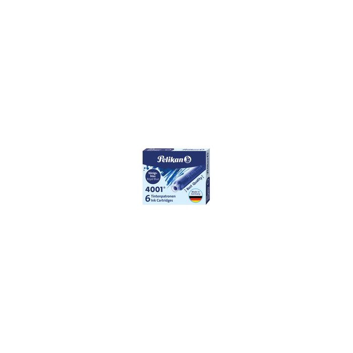 Pelikan Cartouches d'encre 4001 TP/6, turquoise