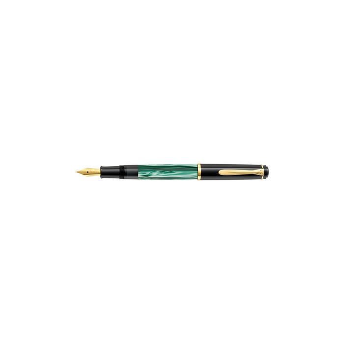Pelikan Stylo plume M 200, vert marbré, taille de plume: M
