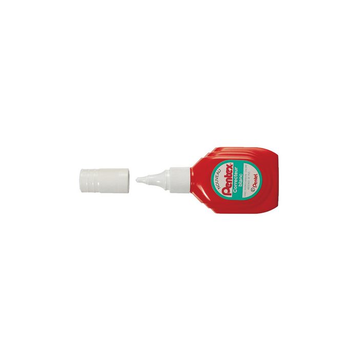 Pentel Flacon correcteur ZLC1W, blanc, contenu: 18 ml