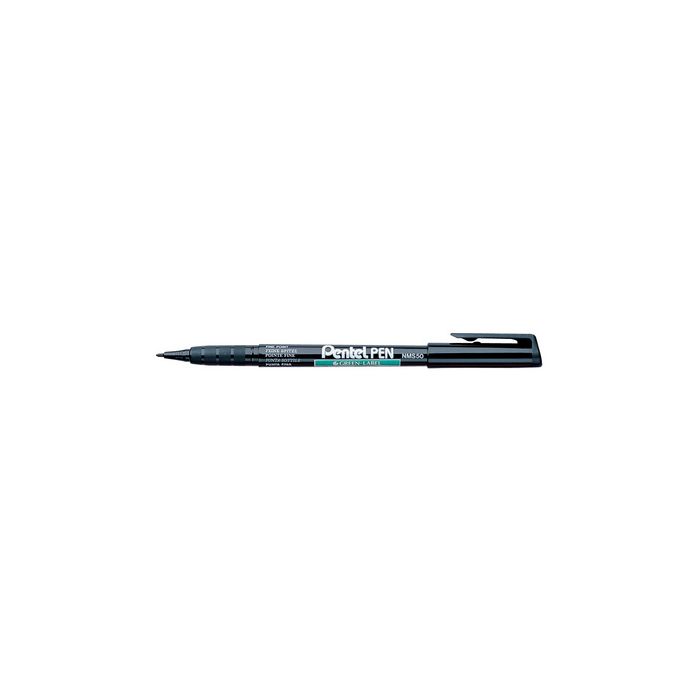 Pentel Marqueur permanent GREEN-LABEL NMS50, noir