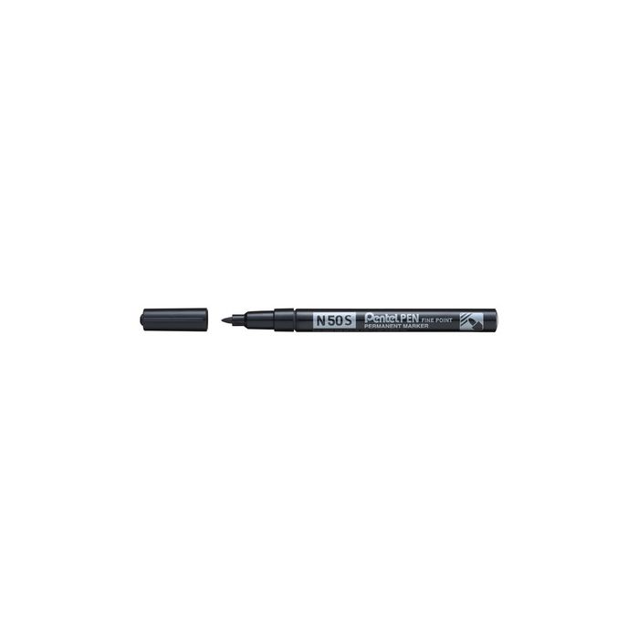 Pentel Marqueur permanent N50S, pointe ogive fine, noir