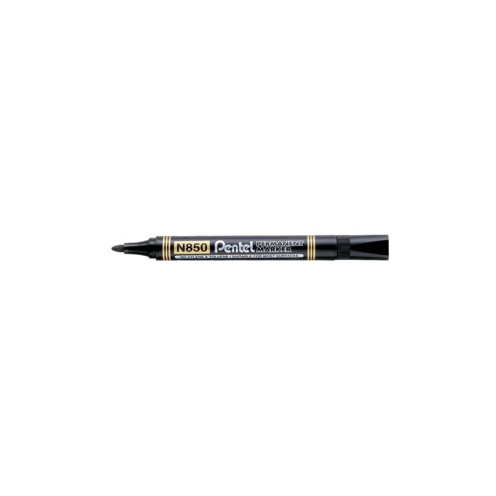 Pentel Marqueur permanent N850, pointe ogive, noir