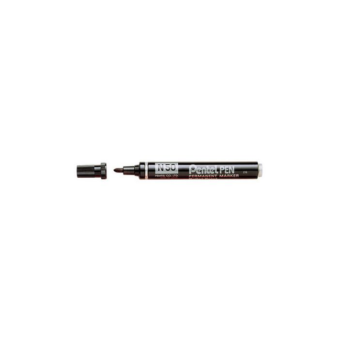 Pentel Marqueur permanent Pentel PEN N50, noir