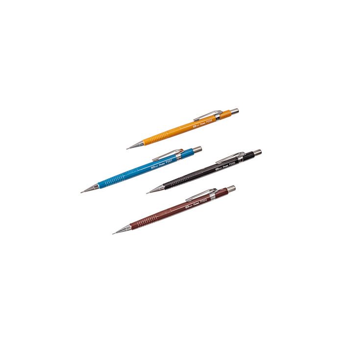 Pentel Porte-mines P 205, diamètre de mines: 0,5 mm, noir